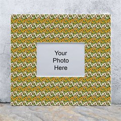 Pattern White Wall Photo Frame 5  X 7 