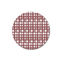 Pattern 25 Magnet 3  (round) by GardenOfOphir