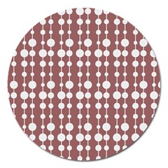 Pattern 25 Magnet 5  (round) by GardenOfOphir