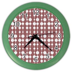 Pattern 25 Color Wall Clock by GardenOfOphir