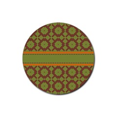 Pattern 29 Rubber Coaster (round) by GardenOfOphir