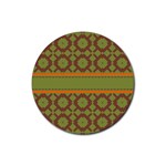 Pattern 29 Rubber Coaster (Round) Front