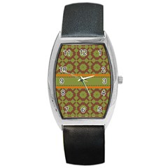 Pattern 29 Barrel Style Metal Watch by GardenOfOphir