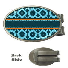 Pattern 28 Money Clips (Oval) 