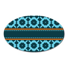 Pattern 28 Oval Magnet