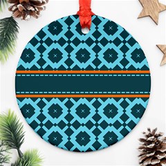 Pattern 28 Round Ornament (Two Sides)