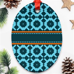 Pattern 28 Oval Ornament (Two Sides)