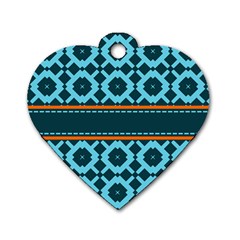 Pattern 28 Dog Tag Heart (One Side)