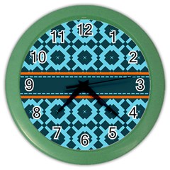 Pattern 28 Color Wall Clock