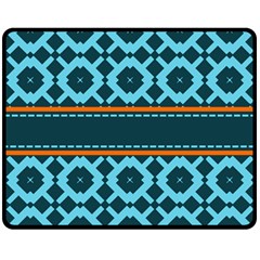 Pattern 28 One Side Fleece Blanket (Medium)