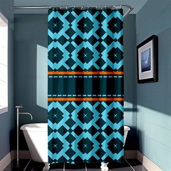 Pattern 28 Shower Curtain 36  x 72  (Stall) 