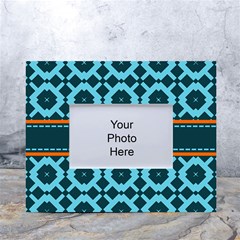 Pattern 28 White Tabletop Photo Frame 4 x6 