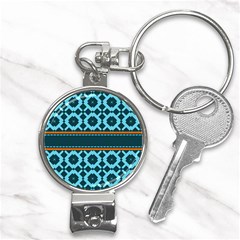 Pattern 28 Nail Clippers Key Chain by GardenOfOphir