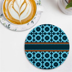 Pattern 28 Uv Print Round Tile Coaster by GardenOfOphir