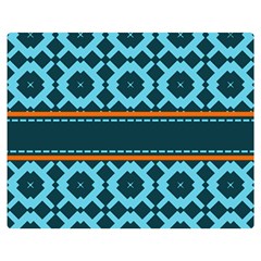 Pattern 28 One Side Premium Plush Fleece Blanket (medium)