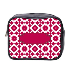 Pattern 30 Mini Toiletries Bag (two Sides) by GardenOfOphir