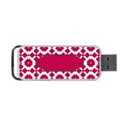 Pattern 30 Portable Usb Flash (one Side) by GardenOfOphir