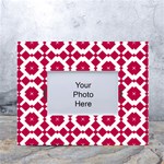 Pattern 30 White Tabletop Photo Frame 4 x6  Front