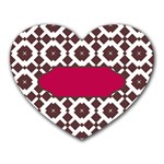 Pattern 31 Heart Mousepad Front