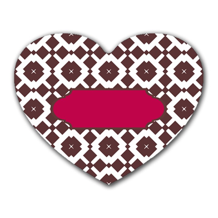 Pattern 31 Heart Mousepad