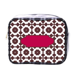 Pattern 31 Mini Toiletries Bag (one Side) by GardenOfOphir