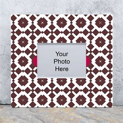 Pattern 31 White Wall Photo Frame 5  X 7  by GardenOfOphir