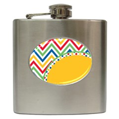 Pattern 32 Hip Flask (6 Oz) by GardenOfOphir