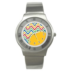 Pattern 32 Stainless Steel Watch by GardenOfOphir