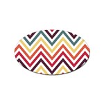 Pattern 35 Sticker Oval (10 pack) Front