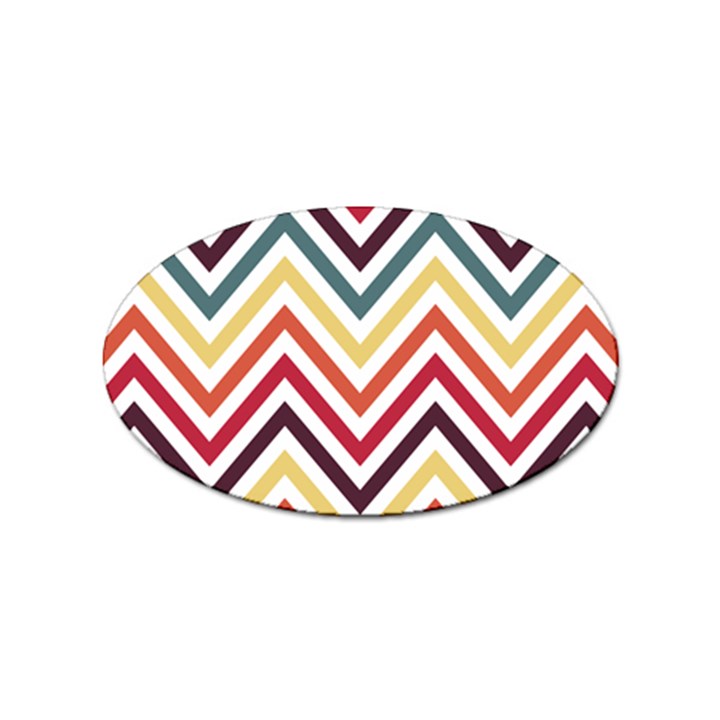 Pattern 35 Sticker Oval (10 pack)