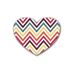 Pattern 35 Rubber Heart Coaster (4 Pack) by GardenOfOphir