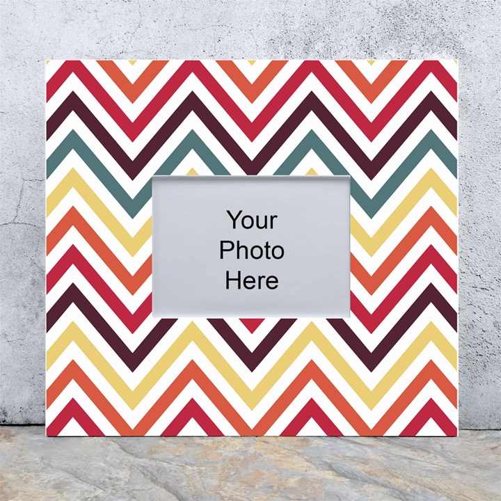 Pattern 35 White Wall Photo Frame 5  x 7 