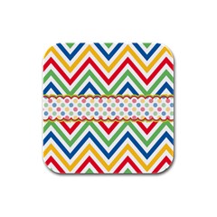 Pattern 34 Rubber Square Coaster (4 Pack) by GardenOfOphir