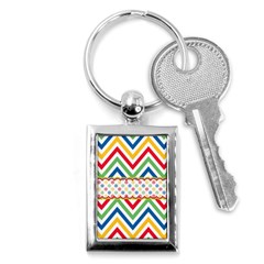 Pattern 34 Key Chain (rectangle) by GardenOfOphir