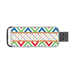 Pattern 34 Portable Usb Flash (one Side) by GardenOfOphir