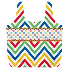 Pattern 34 Full Print Recycle Bag (xxxl) by GardenOfOphir