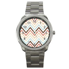 Pattern 38 Sport Metal Watch by GardenOfOphir