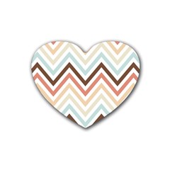 Pattern 38 Rubber Heart Coaster (4 Pack) by GardenOfOphir