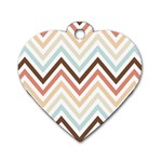 Pattern 38 Dog Tag Heart (One Side) Front