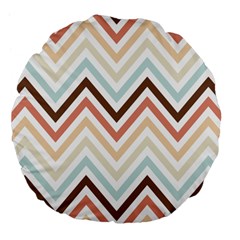 Pattern 38 Large 18  Premium Flano Round Cushions by GardenOfOphir