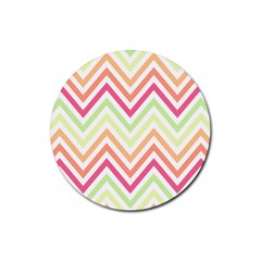 Pattern 39 Rubber Round Coaster (4 Pack) by GardenOfOphir