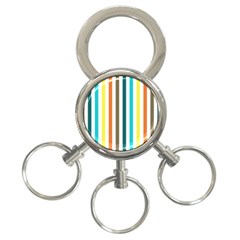 Pattern 42 3-ring Key Chain by GardenOfOphir