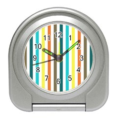 Pattern 42 Travel Alarm Clock by GardenOfOphir