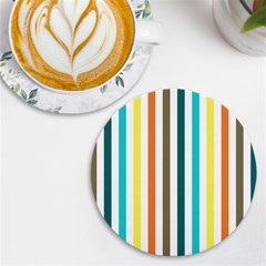 Pattern 42 Uv Print Round Tile Coaster by GardenOfOphir