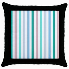 Pattern 43 Throw Pillow Case (Black)