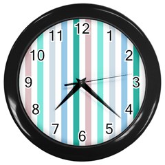 Pattern 43 Wall Clock (Black)