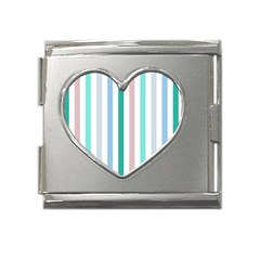 Pattern 43 Mega Link Heart Italian Charm (18mm)