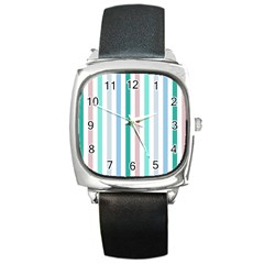 Pattern 43 Square Metal Watch