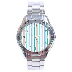 Pattern 43 Stainless Steel Analogue Watch