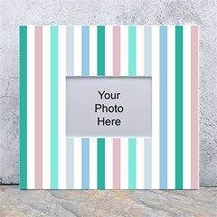 Pattern 43 White Wall Photo Frame 5  X 7  by GardenOfOphir